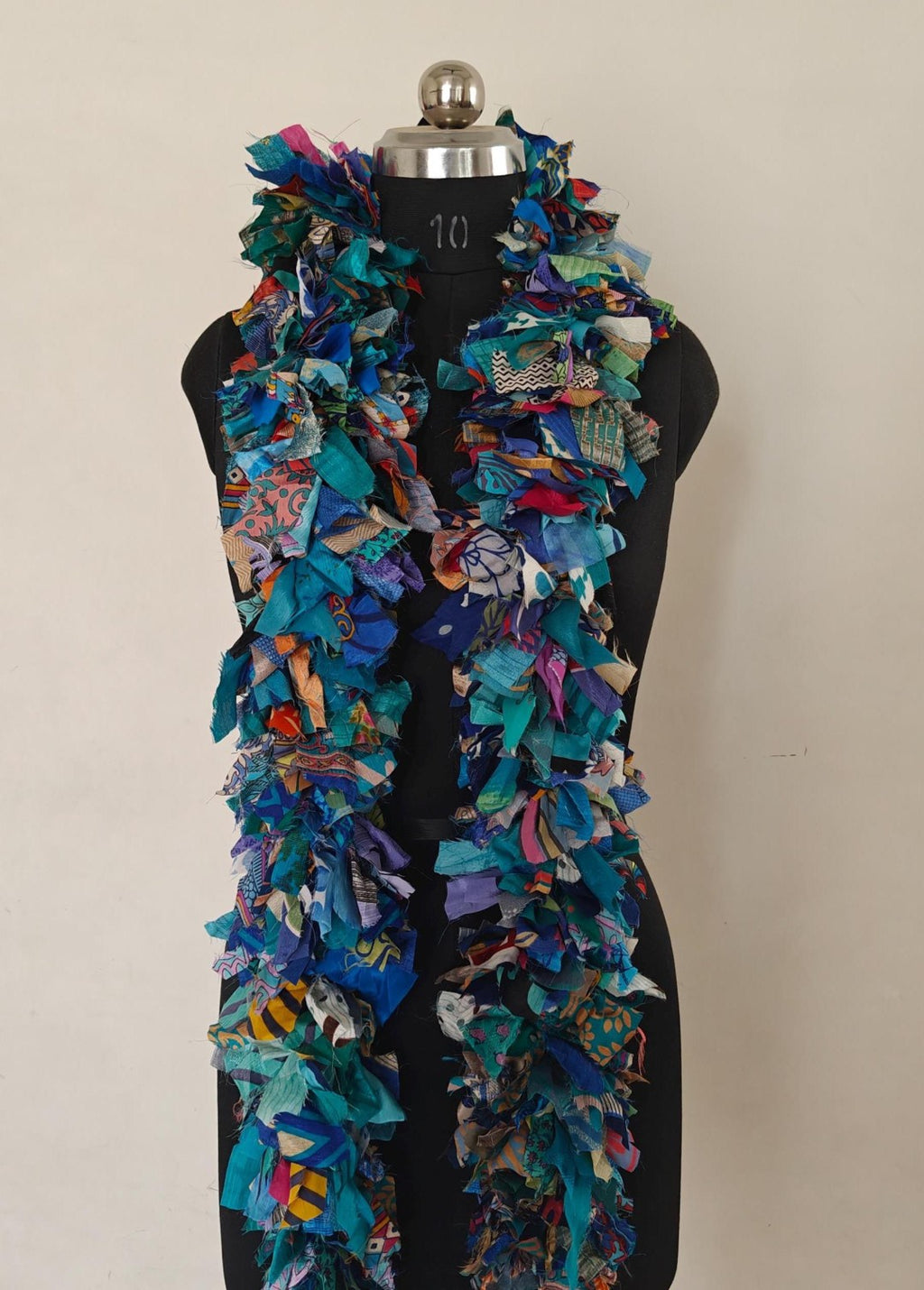 upcycled shilk Garland
