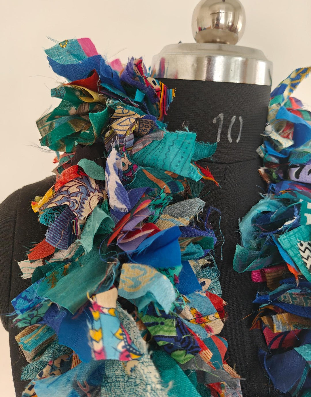 upcycled shilk Garland