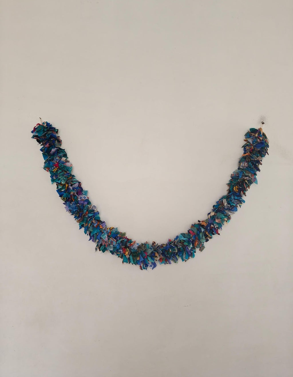 upcycled shilk Garland