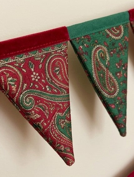 Silk & Cotton Bunting Banner